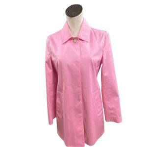 Coach knee length Trenchcoat pink size s